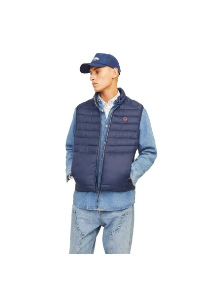 12258457 Jjesprint Bodywarmer Collar Noos Lacivert - 5