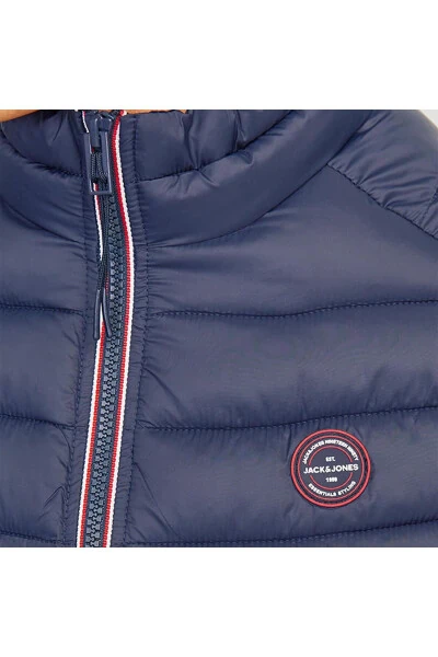 Jjesprint Noos bo'yinli issiq jilet, ko'k - JACK & JONES (1)