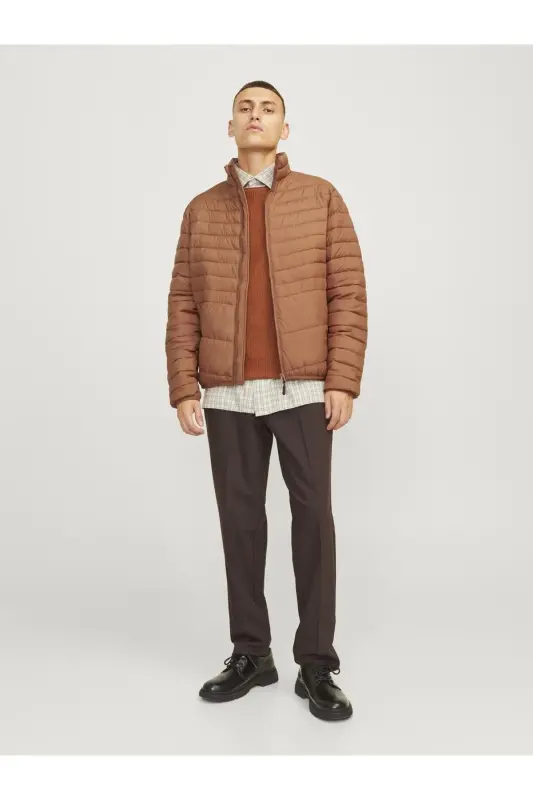 Jjestate Packable Erkek Şişme Mont - Kahve - 2