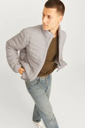 JJESTATE PACKABLE PUFFER Beige Men's Coat - Atmosphere - 3