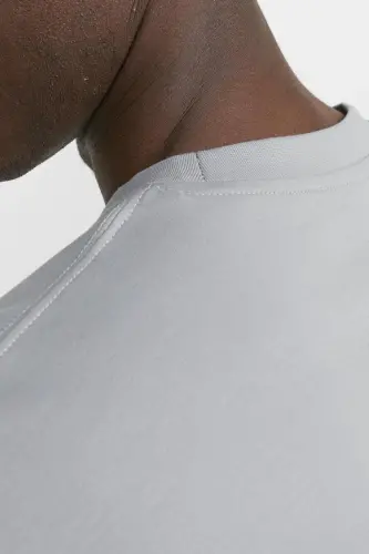JJEUrban Edge Basic T-Shirt 12254412-ULTIMATE GREY - 6