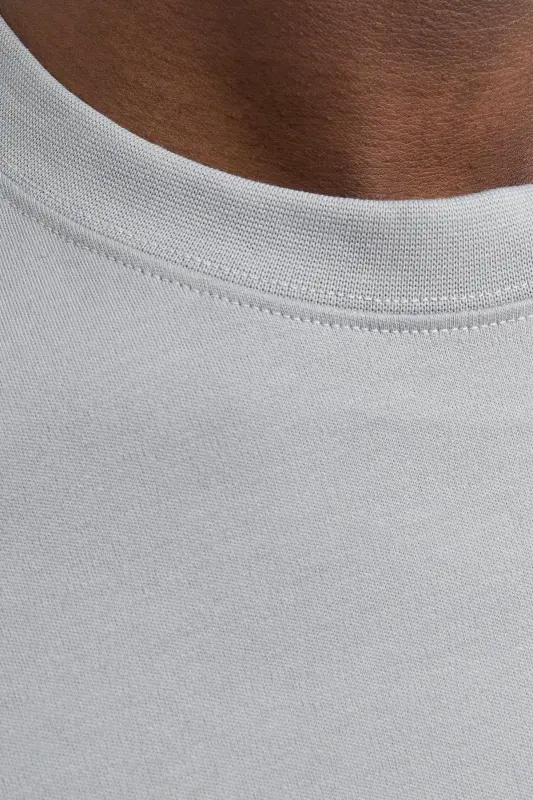 JJEUrban Edge Basic T-Shirt 12254412-ULTIMATE GREY - 7