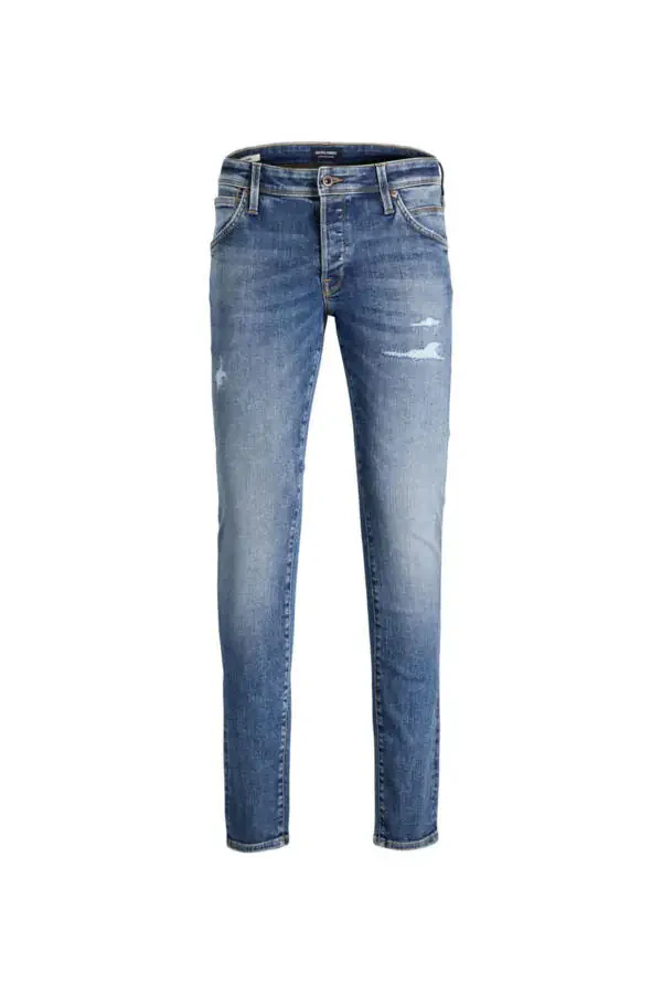 12201647 Jjfox Ra 703 Düşük Bel Skinny Fit Düz Erkek Denim Pantolon - 5