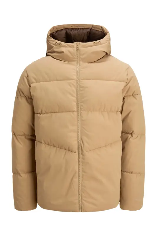 JJglbl Jacket Puffer Elmwood Beige Erkek Mont - Bej / Elmwood - 2