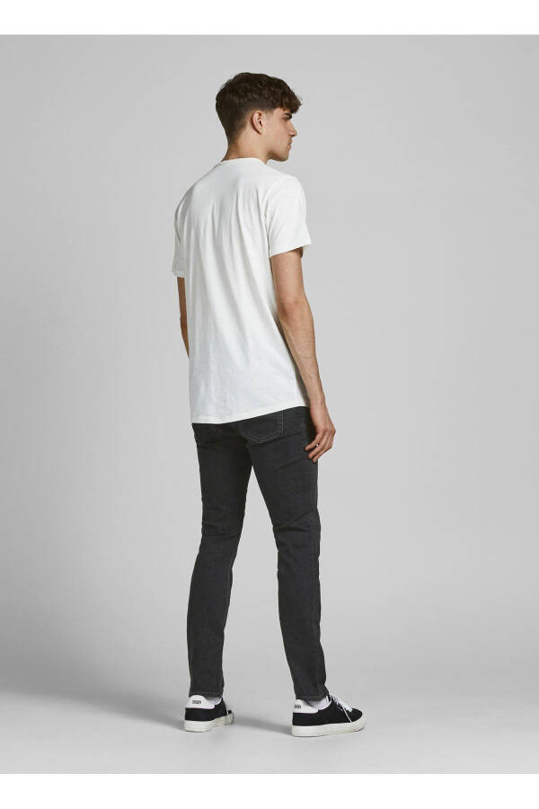 JJIGLENN JJORIGINAL AM 809 Düşük Bel Skinny Fit Düz Erkek Denim Pantolon - 8