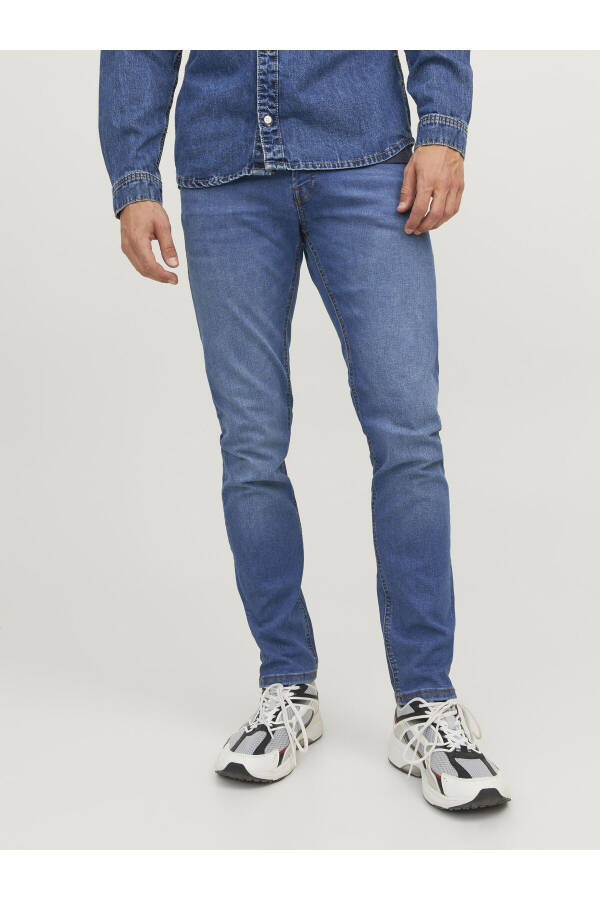 Jjıglenn Jjorıgınal Sq 223 Erkaklar uchun jins shimlar Blue Denim - 1