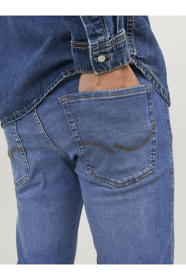 Jjıglenn Jjorıgınal Sq 223 Мужские джинсовые брюки Blue Denim - 7