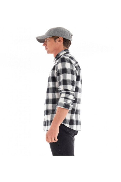 JJPLAIN FALL BUFFALO SHIRT - BLACK - JACK & JONES (1)