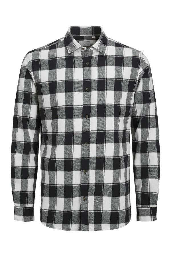 JJPLAIN FALL BUFFALO SHIRT - BLACK - 7