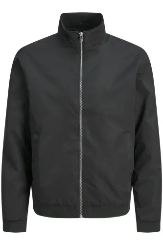 JJROY HARRINGTON BOMBER 12237752 SİYAH-Siyah - 1