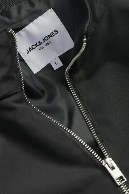 JJROY HARRINGTON BOMBER 12237752 SİYAH-Siyah - 2