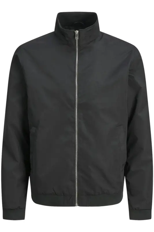 JJROY HARRINGTON BOMBER 12237752 SİYAH-Siyah - JACK & JONES