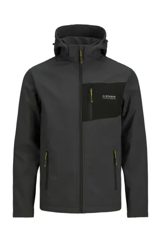 JJTAYLOR SOFTSHELL Jacket - Anthracite - 1