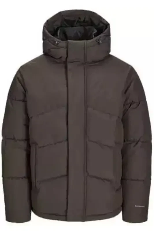 Jjworld Men's Padded Jacket-Brown - 1