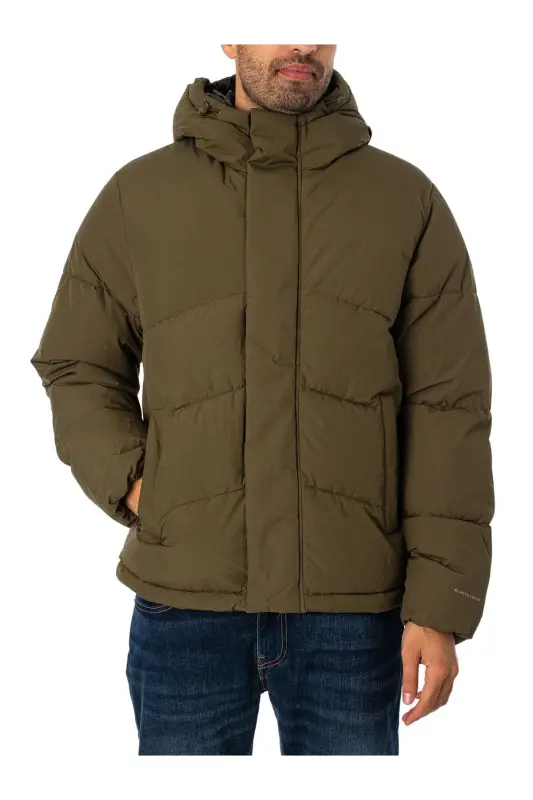 Jjworld Puffer Dark Khaki Men's Jacket 12259850-Olive Night - 1