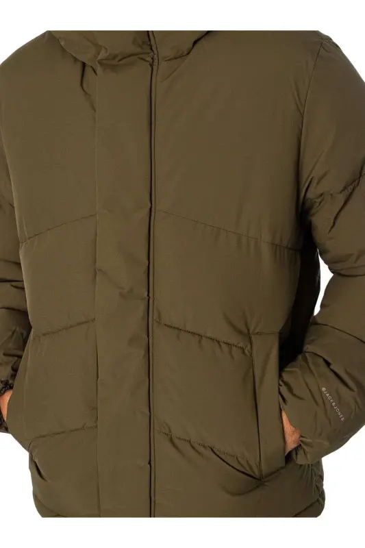 Jjworld Puffer Dark Khaki Men's Jacket 12259850-Olive Night - 4