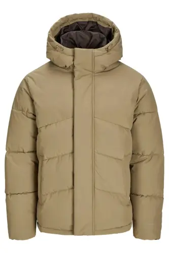 JJWORLD PUFFER JACKET Beige Men's Jacket-Beige 