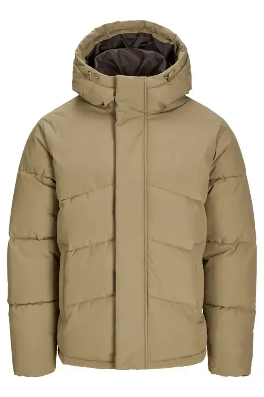 JJWORLD PUFFER JACKET Bej Erkak Mont-Bej - JACK & JONES