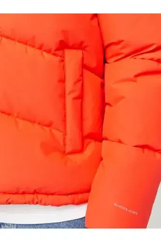 Jjworld Puffer Jacket Men's Jacket-Orange - 5