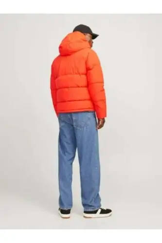 Jjworld Puffer Jacket Men's Jacket-Orange - JACK & JONES (1)