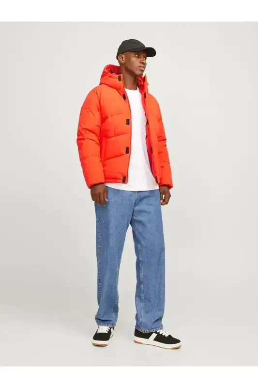 Jjworld Puffer Jacket Мужская Куртка-Оранжевый - 3
