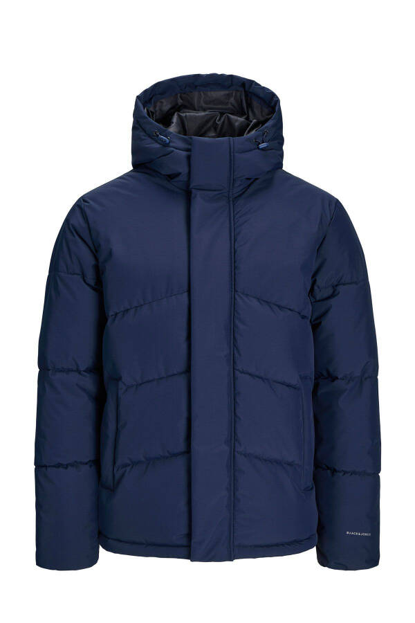 JJWORLD Puffer Jacket, Navy Blue Men's Coat - 5