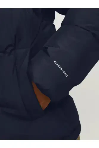 JJWORLD Puffer Jacket, Navy Blue Men's Coat - 6