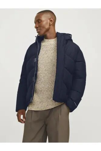 JJWORLD PUFFER JACKET Navy - Lacivert-102016908 - Jack & Jones (1)