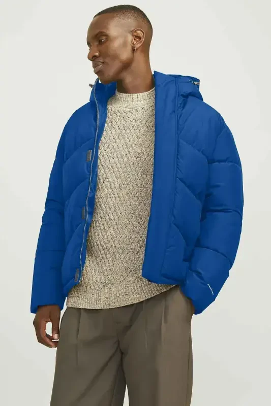 JJWORLD PUFFER JACKET Purple Men's Jacket-Purple - JACK & JONES