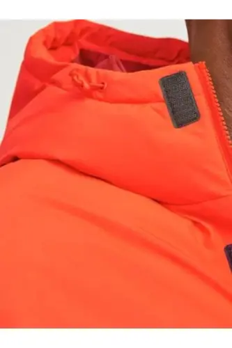 Jjworld Puffer Kurtka Erkaklar Mont-To'q sariq - 3