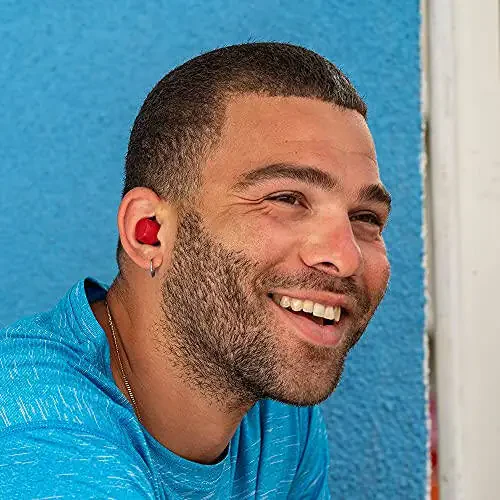 JLab Go Air Pop Беспроводные Bluetooth-наушники True Wireless + зарядный футляр, Розовый, двойное подключение, IPX4 Водостойкость, Bluetooth 5.1, 3 настройки эквалайзера Signature, Balanced, Bass Boost - 5