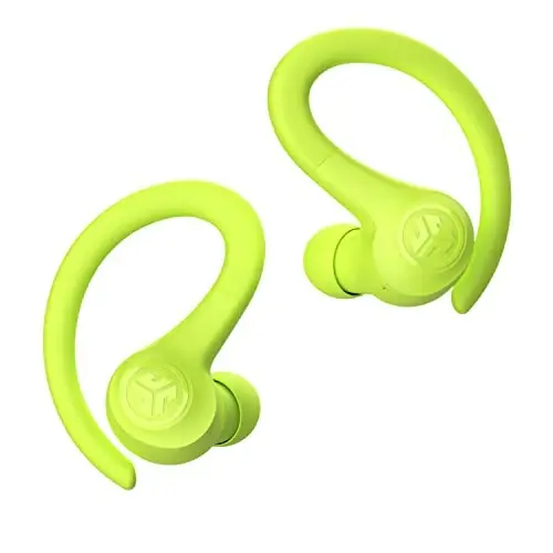 JLab Go Sport+ Wireless Workout Earbuds Featuring C3 Clear Calling, Secure Earhook Sport Design, 35+ Hour Bluetooth Playtime, and 3 EQ Sound Settings (Yellow) - 5