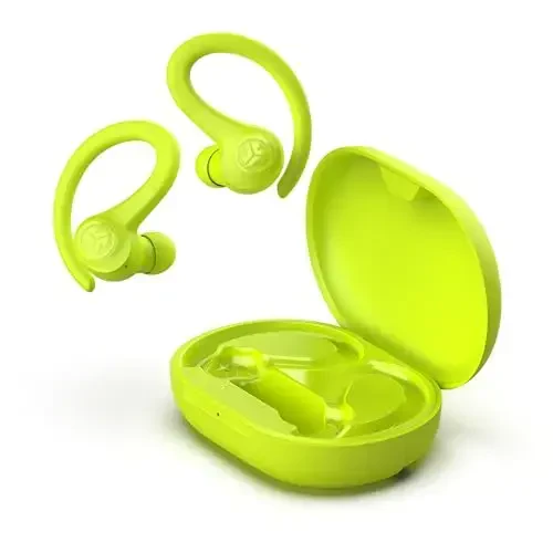 JLab Go Sport+ Wireless Workout Earbuds Featuring C3 Clear Calling, Secure Earhook Sport Design, 35+ Hour Bluetooth Playtime, and 3 EQ Sound Settings (Yellow) - 6