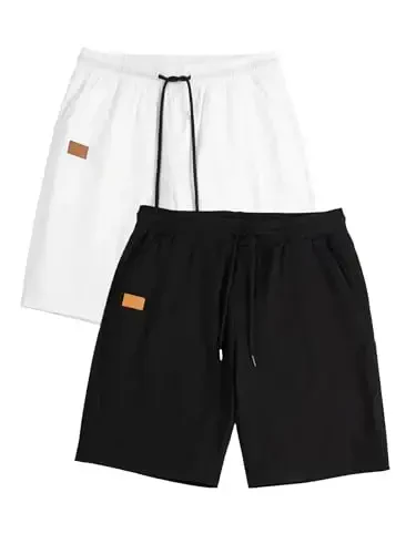 JMIERR erkaklar kundalik shortlari - Paxta torli yozgi plyaj Stretch Twill Chino Golf shortlari - 2