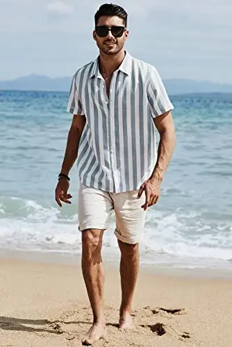 JMIERR Mens Casual Twill Cargo Shorts Cotton Drawstring Classic Cargo Stretch Short with 6 Pockets - 4