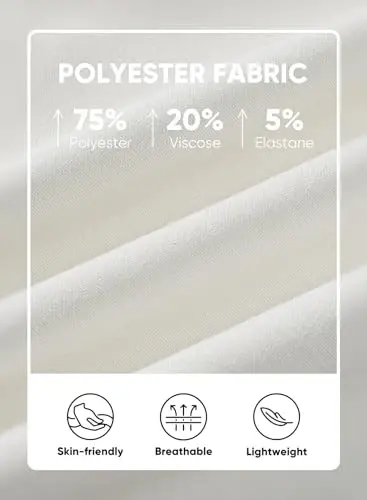 JMIERR Men's Casual Stylish Short Sleeve Button-Up Striped Dress Shirts Cotton Beach Shirt - 4