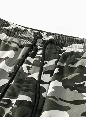 JMIERR Mens Casual Shorts - Cotton Drawstring Summer Beach Stretch Twill Chino Golf Shorts - 5