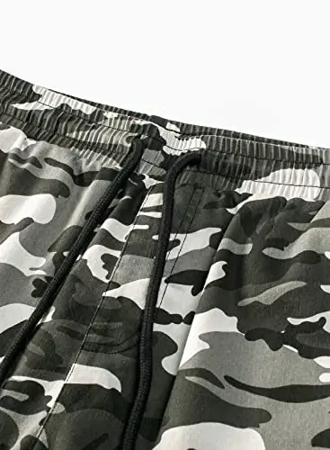 JMIERR Mens Casual Shorts - Cotton Drawstring Summer Beach Stretch Twill Chino Golf Shorts - 5