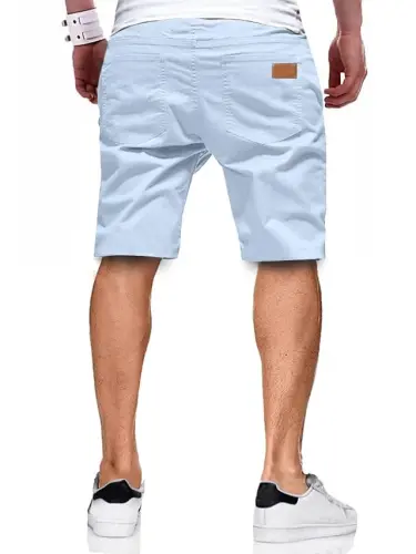 JMIERR Mens Casual Shorts - Paxta İpli Yozgi Plaj Stretch Twill Chino Golf Shortslari - MODAZONE (1)
