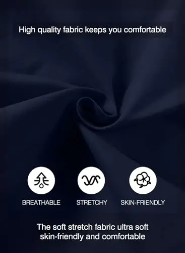 JMIERR Mens kundalik shortilar - Paxta Ipli yozgi plyaj Stretch Twill Chino Golf shortilar - 5