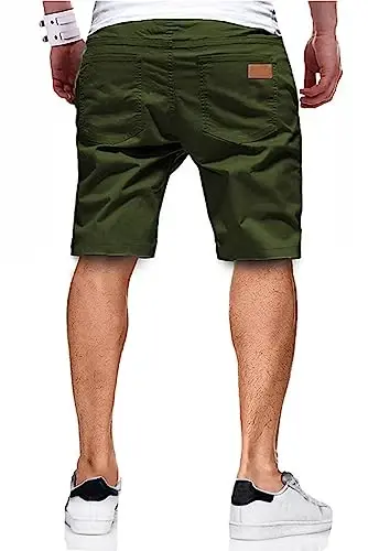JMIERR Mens kundalik shortilar - paxta ipli yozgi plyaj stretch twill chino golf shortilar - 2