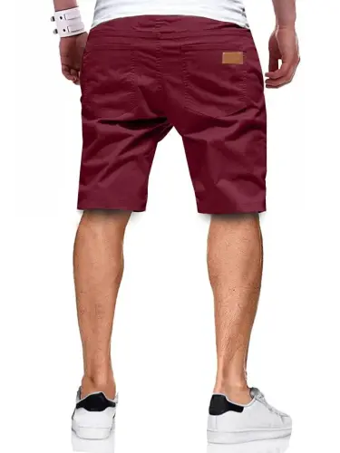 JMIERR Mens kundalik shortilar - paxta ipli yozgi plyaj Stretch Twill Chino Golf shortilari - MODAZONE (1)