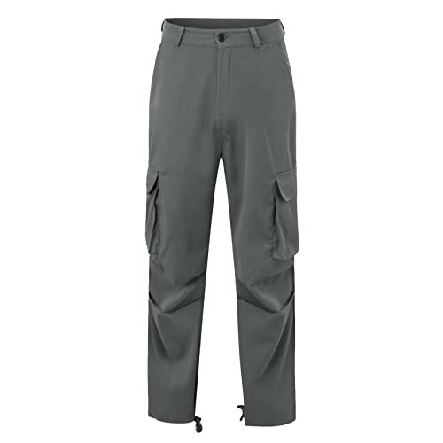 Jogger Activewear Pants Mens Dress Pants Expandable Waist Wool Dress Pants for Mens Casual Clothing Blue Khaki Pant - 2