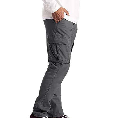 Jogger Activewear Pants Mens Dress Pants Expandable Waist Wool Dress Pants for Mens Casual Clothing Blue Khaki Pant - 4