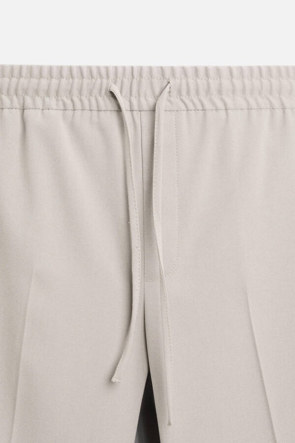 JOGGER COMFORT WAIST PANTS Black White Light Green Light Fawn - 26