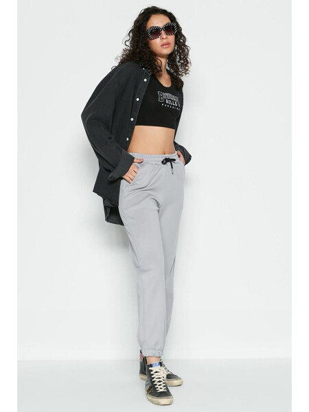 Jogger Elastic Sport Sweatpants 806 Grey - 3