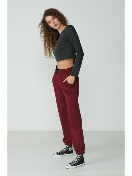 Jogger Elastic Sports Sweatpants 737 Burgundy - 2