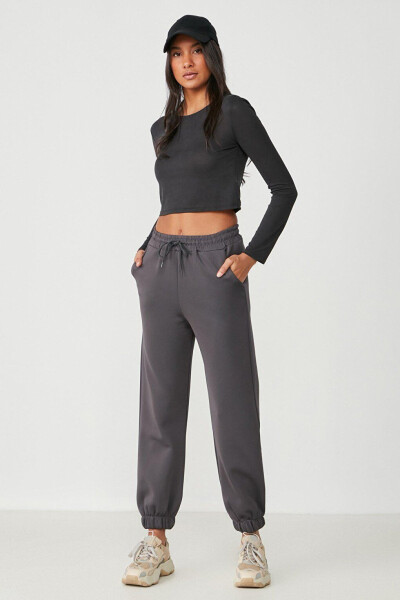 Jogger Elastic Sports Sweatpants 806 Smoke - 5