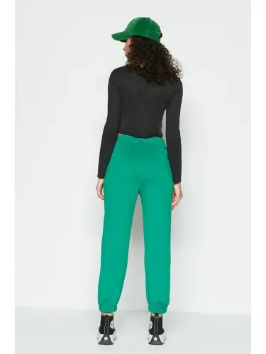 Jogger Lastikli Spor Eşofman Altı 806 Yeşil-Yeşil - 3