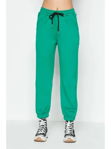 Jogger Lastikli Spor Eşofman Altı 806 Yeşil-Yeşil - 4